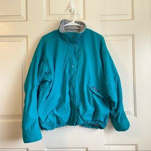 Turquoise Patagonia jacket